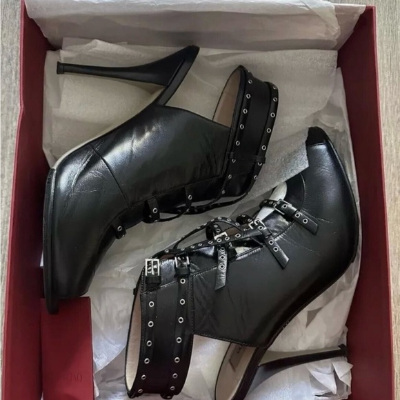 Valentino Black Studded Women's Shoes - Picture 12 of 16